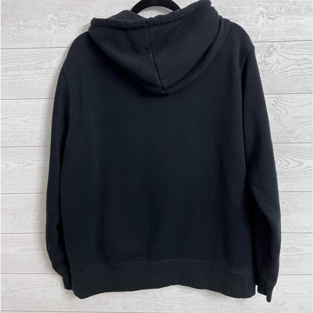 Reebok Men’s Black Pullover Long Sleeve Hood Sweatshirt. Size L - Picture 2 of 4
